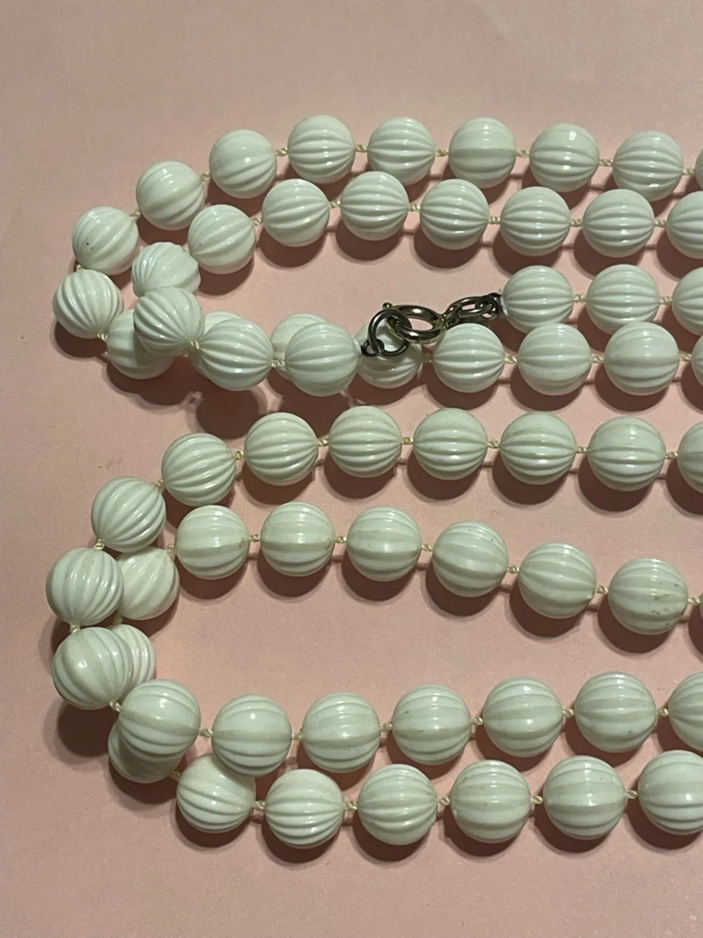 Vintage Signed Sarah Coventry Plastic Necklace Set #7143 You Get Both